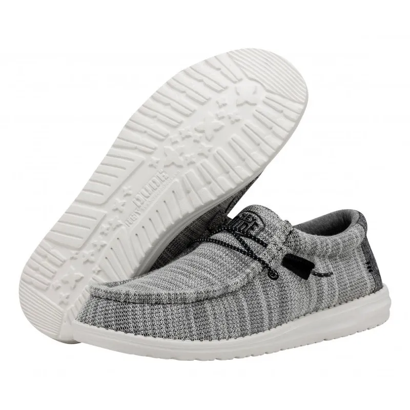 SCARPE WALLY STRETCH MIX DA UOMO HEY DUDE