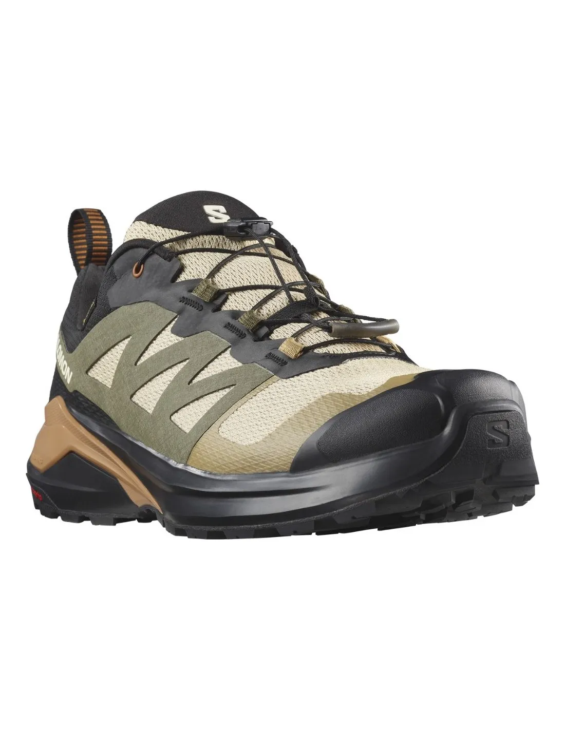 Scarponcini Salomon X Adventure Gtx Safari / Nero / Zucchero