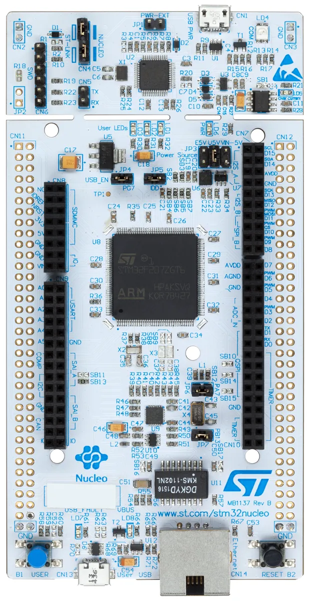 Scheda di sviluppo STM32 Nucleo-144 STMicroelectronics, CPU ARM Cortex M3