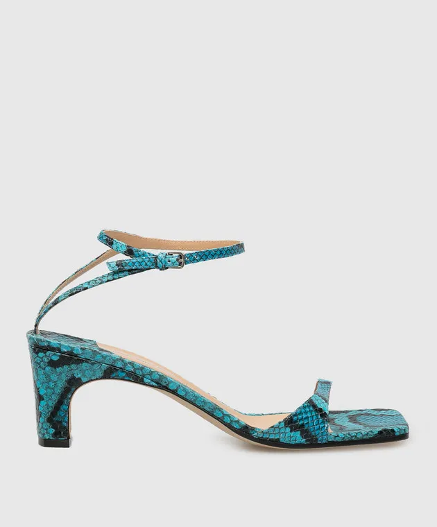 Sergio Rossi Sandali in pelle blu 