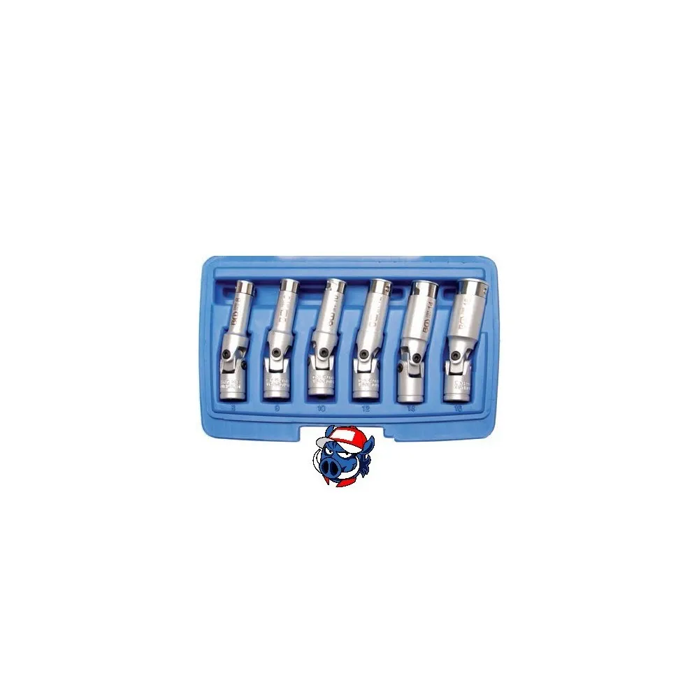 SET 6 PEZZI BUSSOLE SNODATE PER CANDELE E CANDELETTE