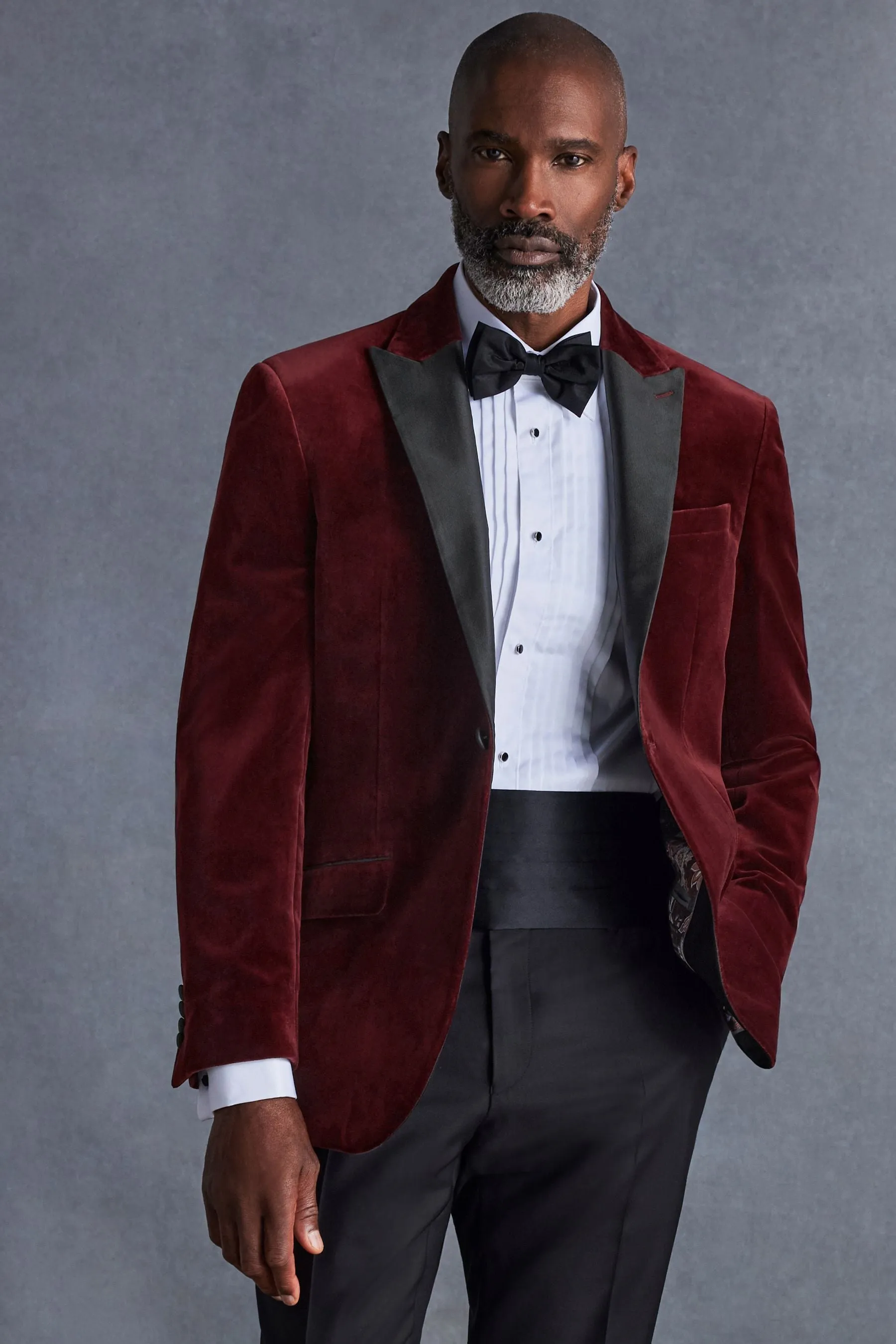 Signature Pontoglio - Blazer Vestibilità attillata / Slim velluto in tessuto italiano