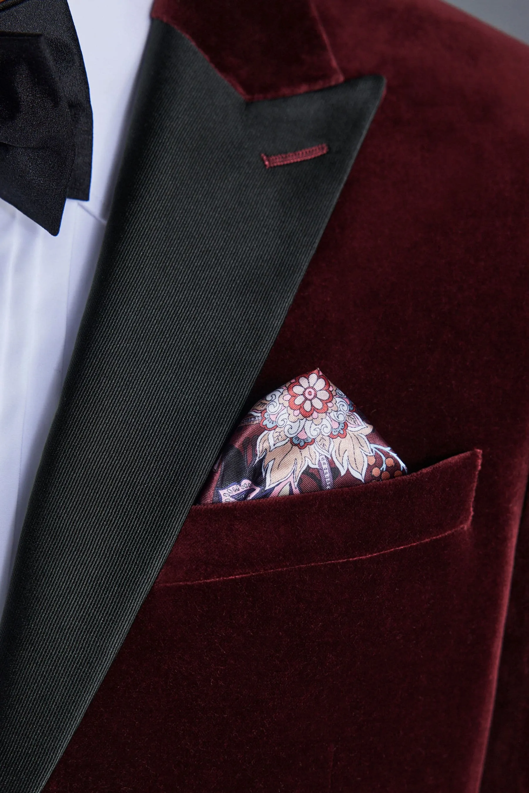 Signature Pontoglio - Blazer Vestibilità attillata / Slim velluto in tessuto italiano