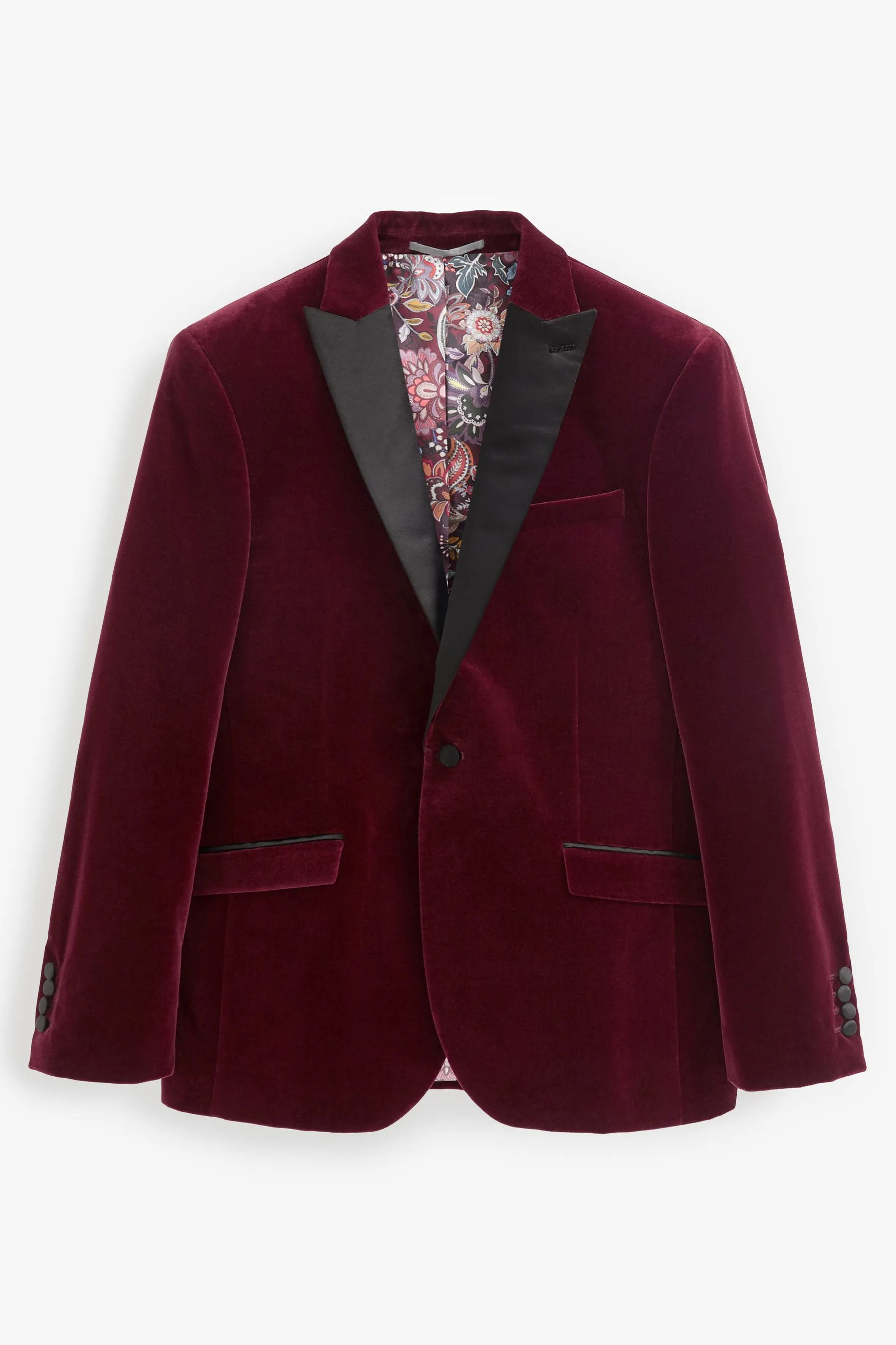 Signature Pontoglio - Vestibilità attillata / Slim in tessuto italiano - Blazer in velluto