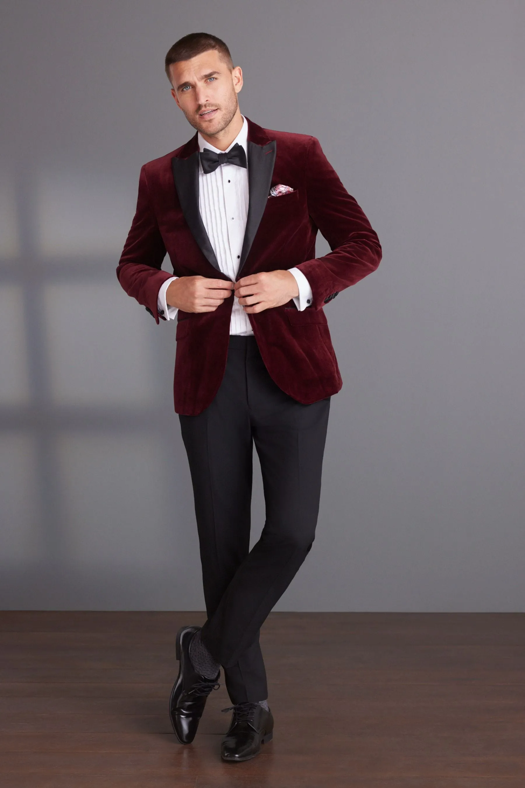 Signature Pontoglio - Vestibilità attillata / Slim in tessuto italiano - Blazer in velluto