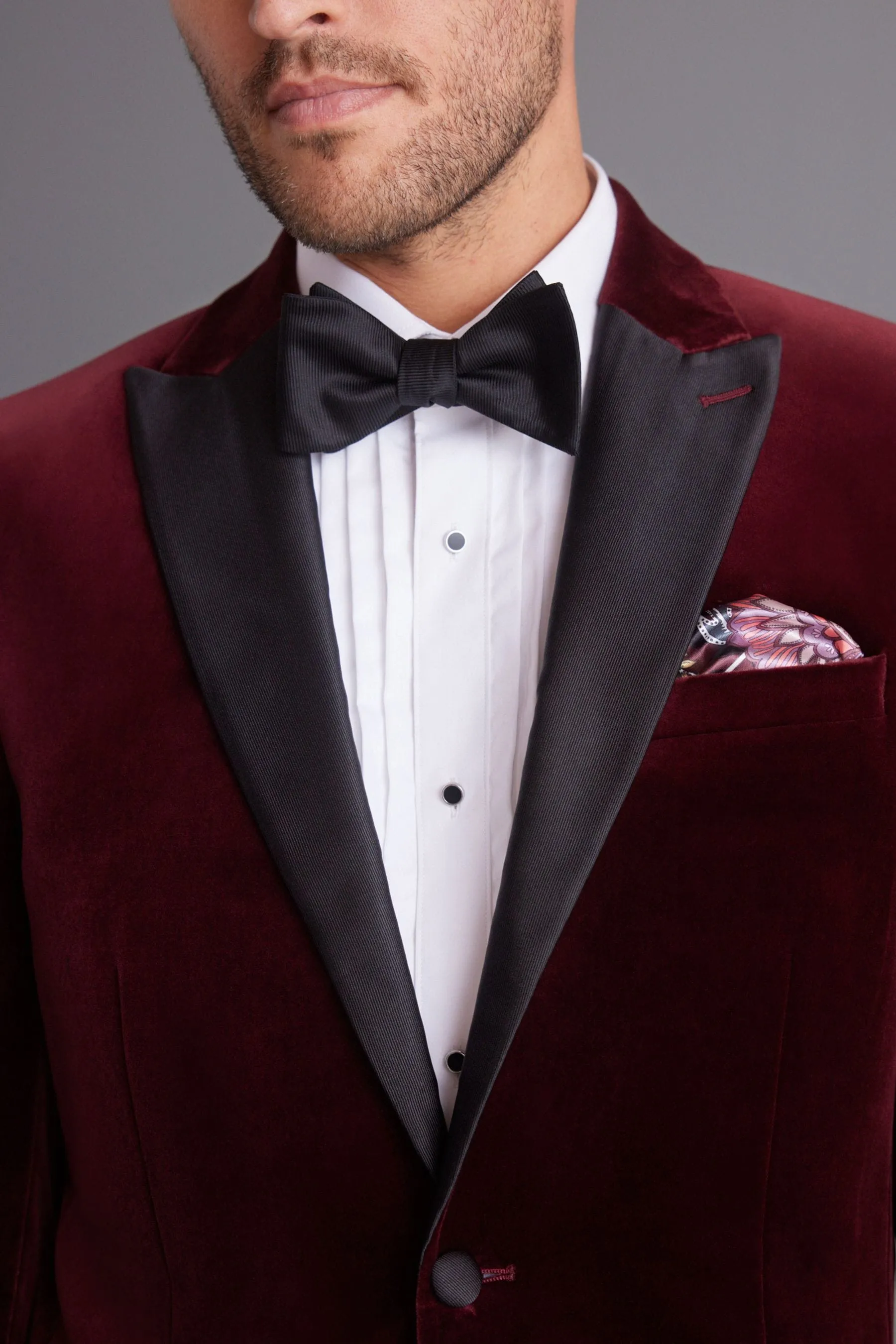 Signature Pontoglio - Vestibilità attillata / Slim in tessuto italiano - Blazer in velluto