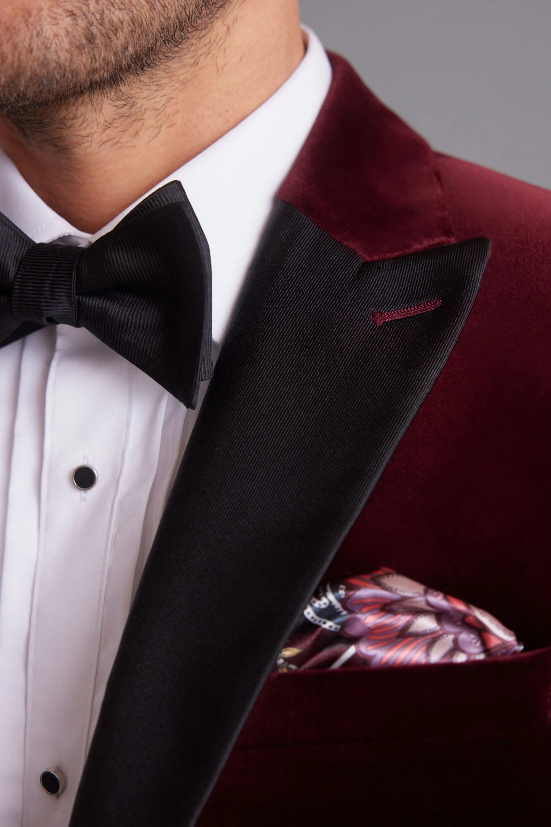 Signature Pontoglio - Vestibilità attillata / Slim in tessuto italiano - Blazer in velluto