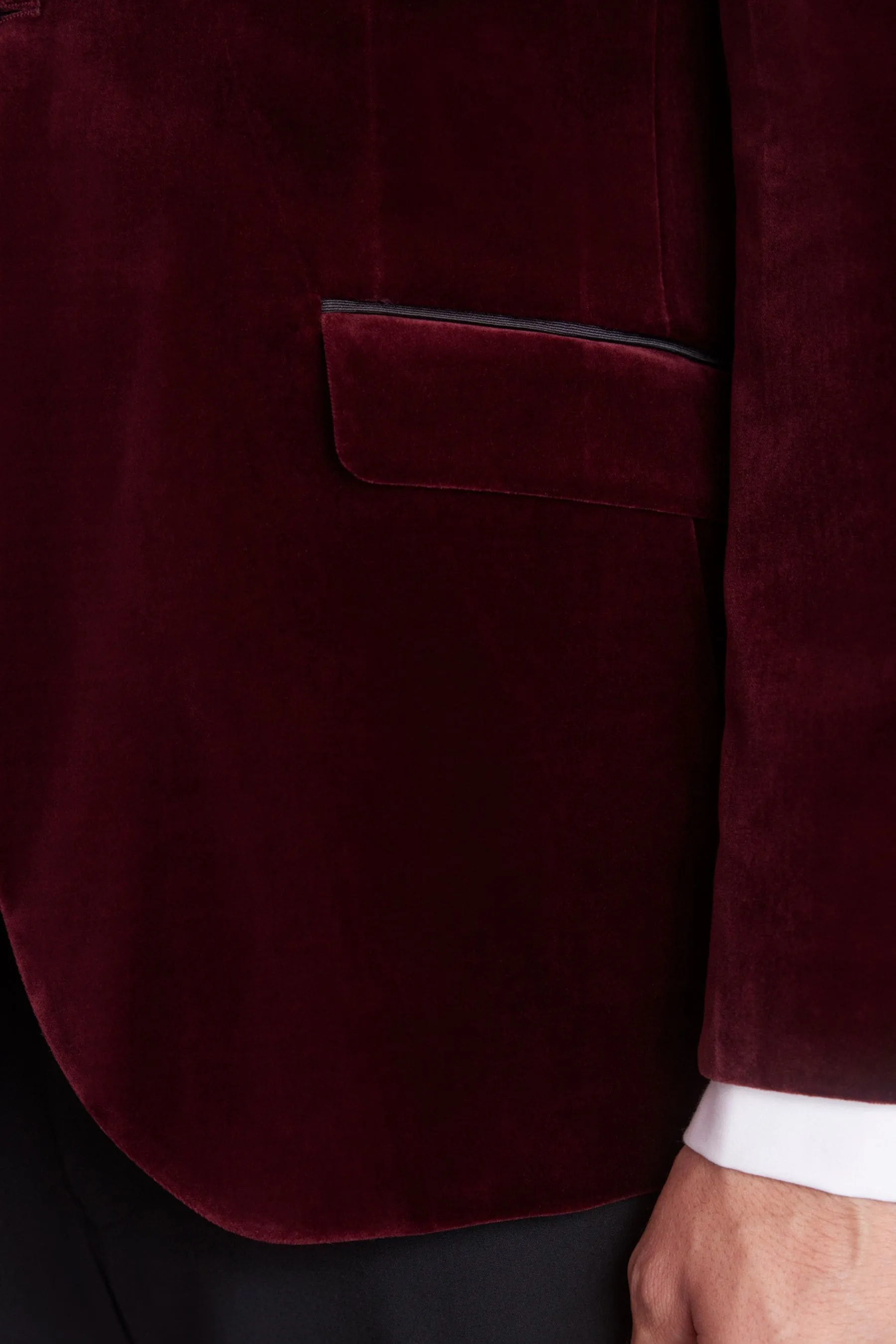 Signature Pontoglio - Vestibilità attillata / Slim in tessuto italiano - Blazer in velluto