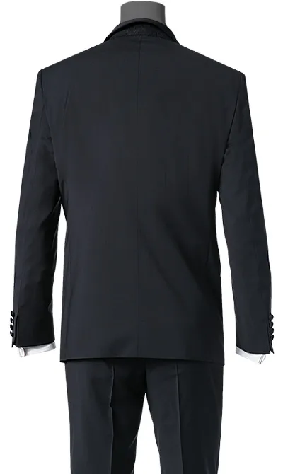 Smoking nero digel cerimonia petto a scialle drop sei modern fit