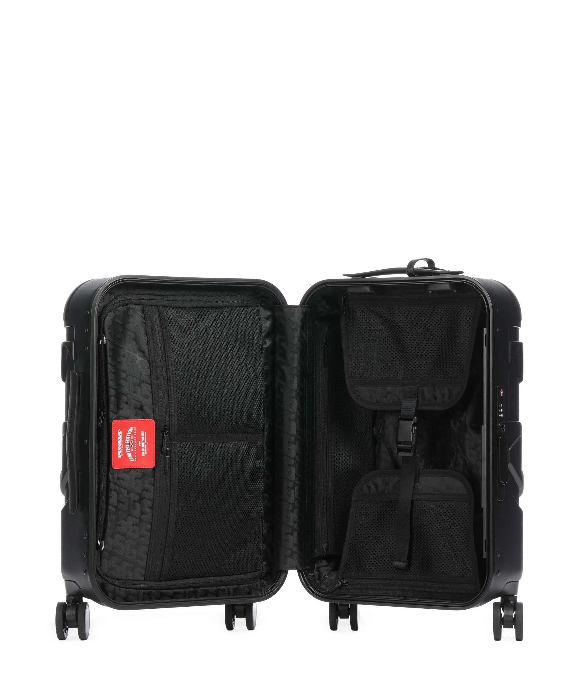  Sprayground Sharknautics Valigia trolley (4 ruote) nero 54 cm  
