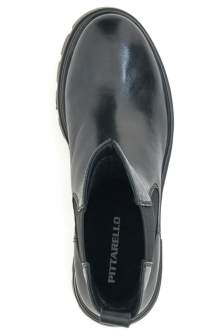 Stivaletti Chelsea Boots Neri  Vera Pelle Pittarello 14110