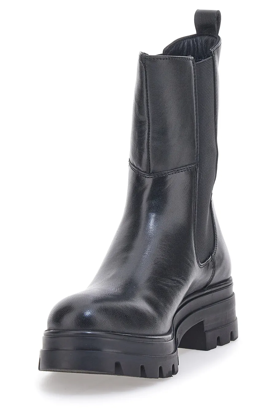 Stivaletti Chelsea Boots Neri  Vera Pelle Pittarello 14110