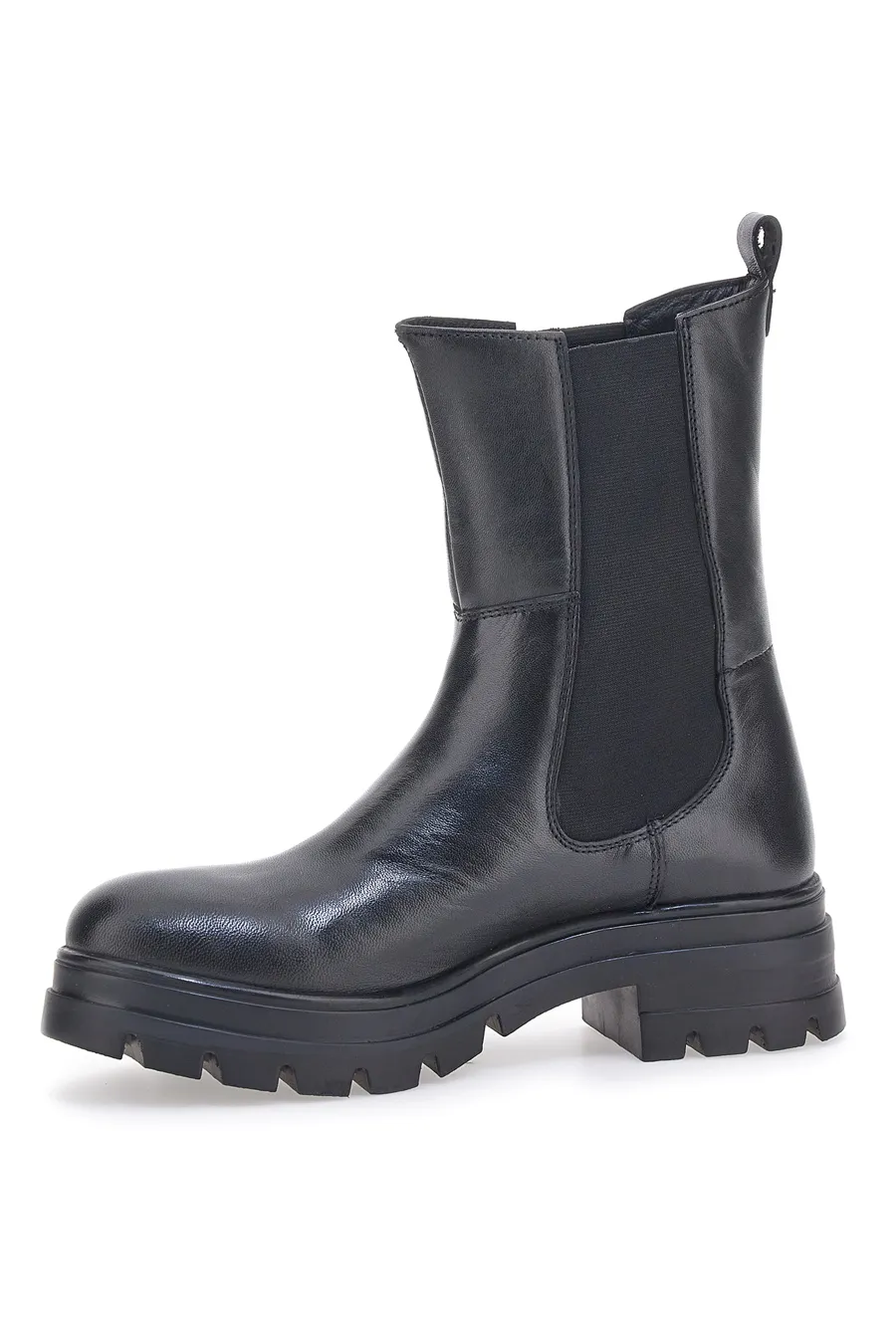 Stivaletti Chelsea Boots Neri  Vera Pelle Pittarello 14110