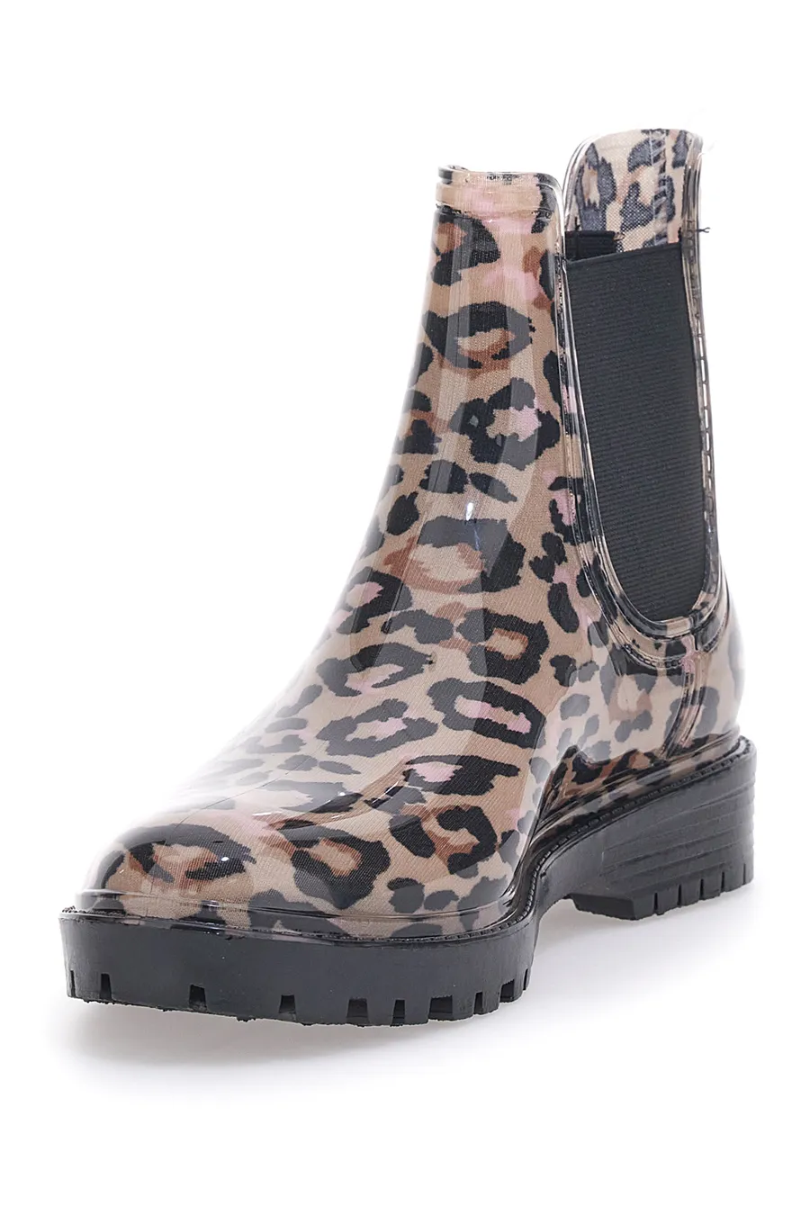 Stivaletti Chelsea da Pioggia Marroni Animalier 2T2L 550
