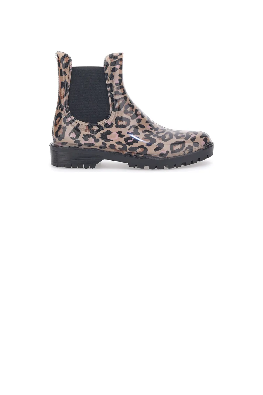 Stivaletti Chelsea da Pioggia Marroni Animalier 2T2L 550