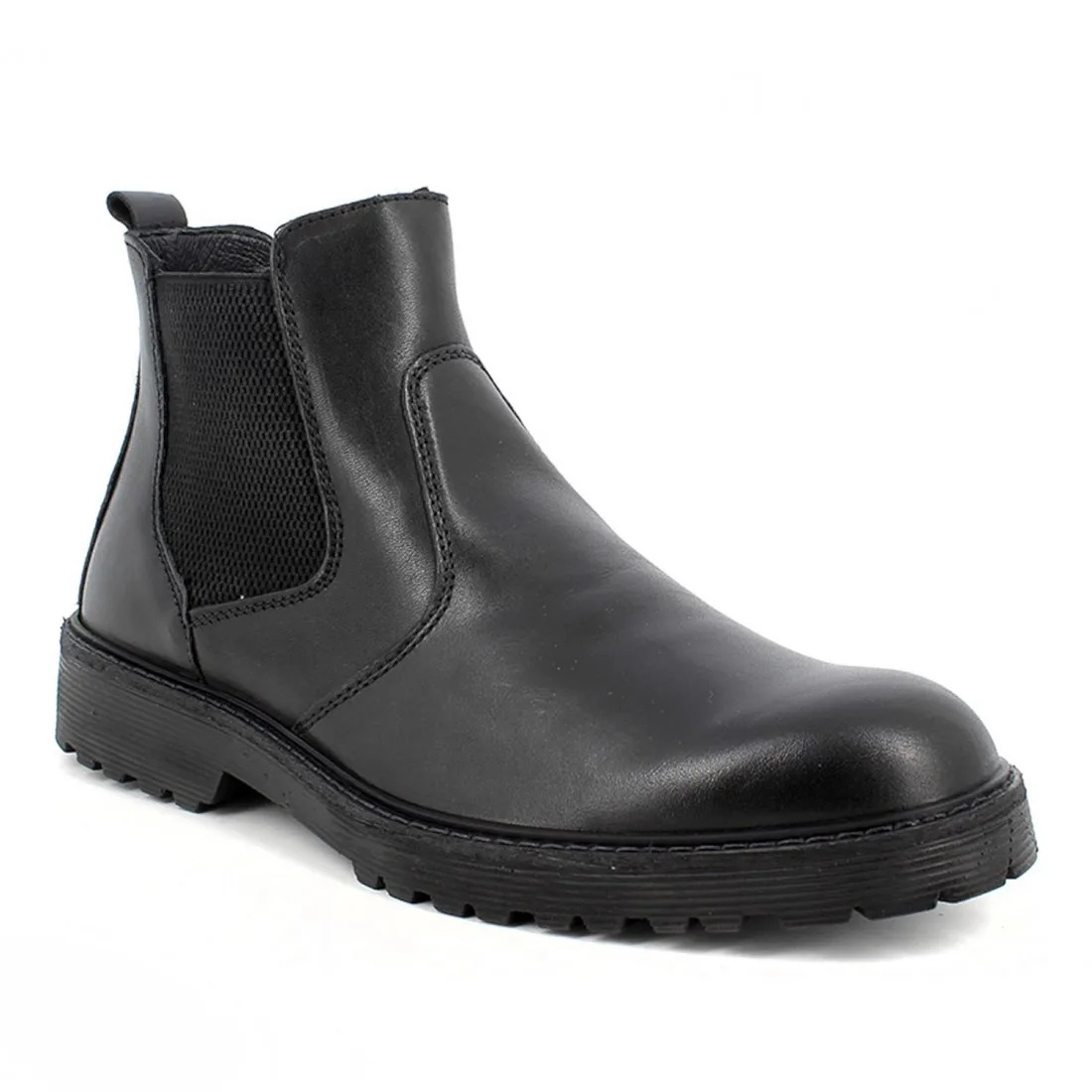 Stivaletti Chelsea Igi&Co neri in pelle