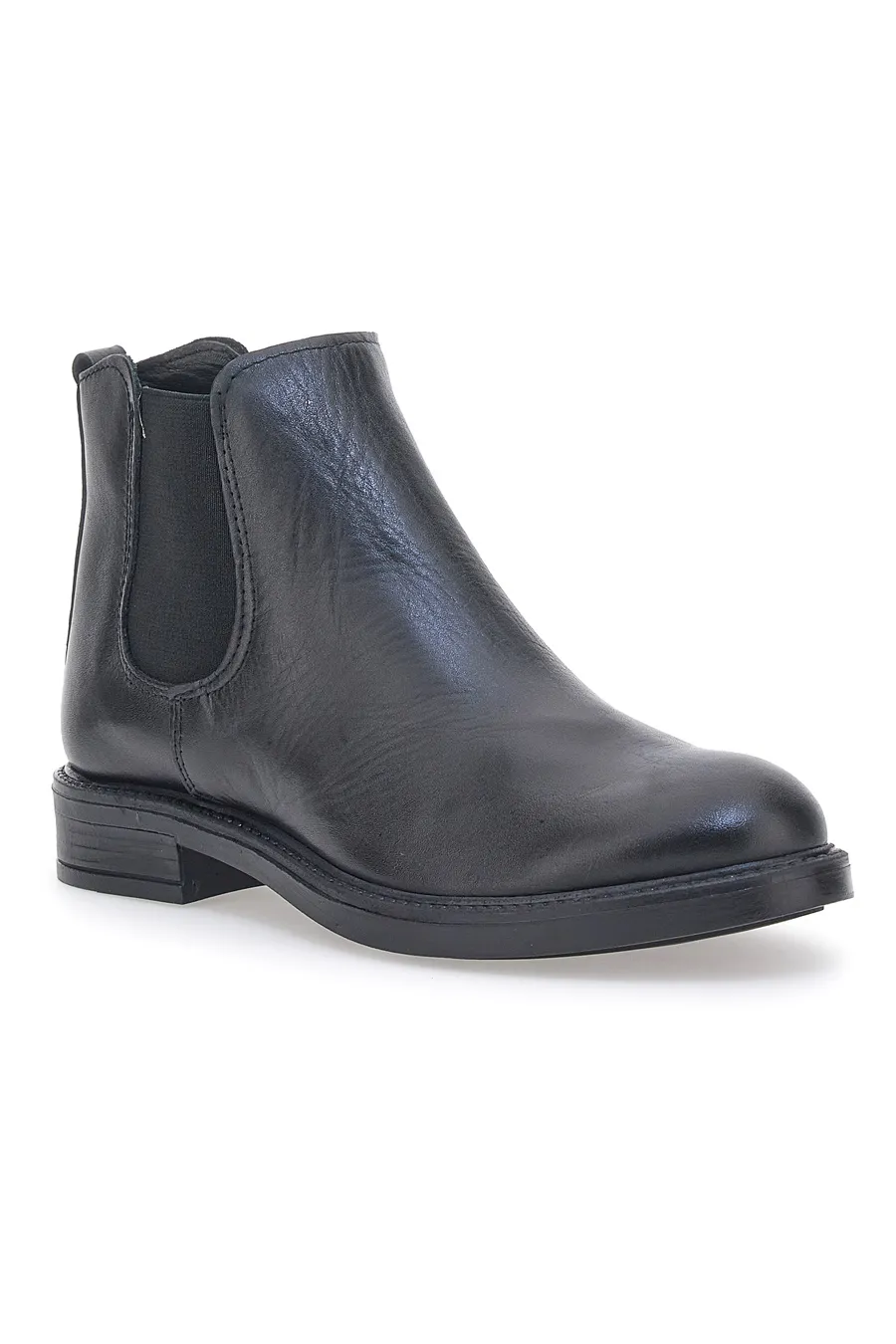 Stivaletti Chelsea in Pelle Pittarello Class 79 Neri
