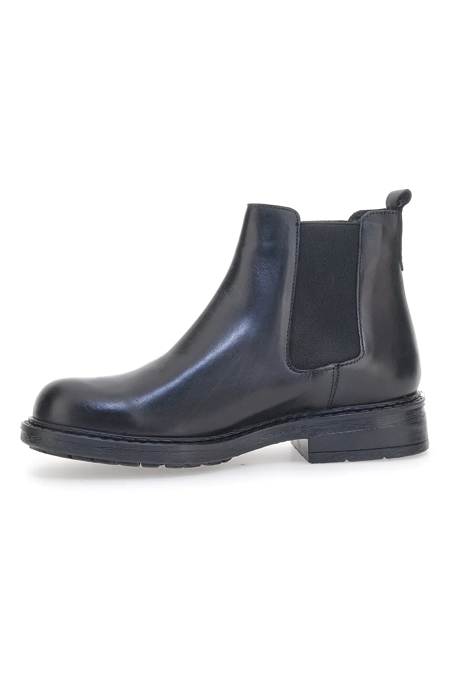 Stivaletti Chelsea in Vera Pelle Pittarello 1514853 Neri