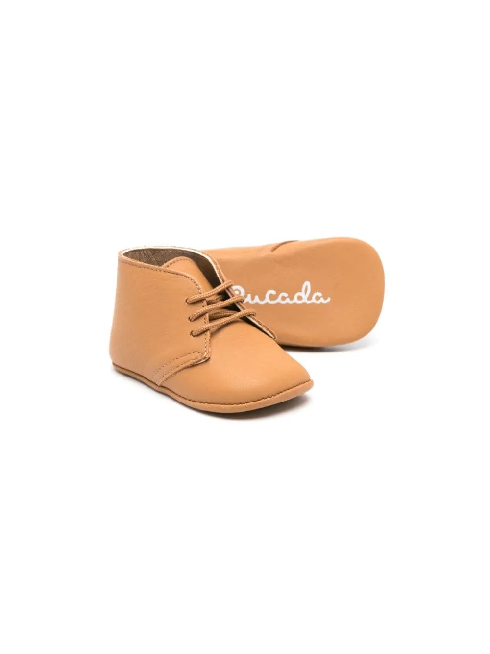 Stivaletti in pelle stringati