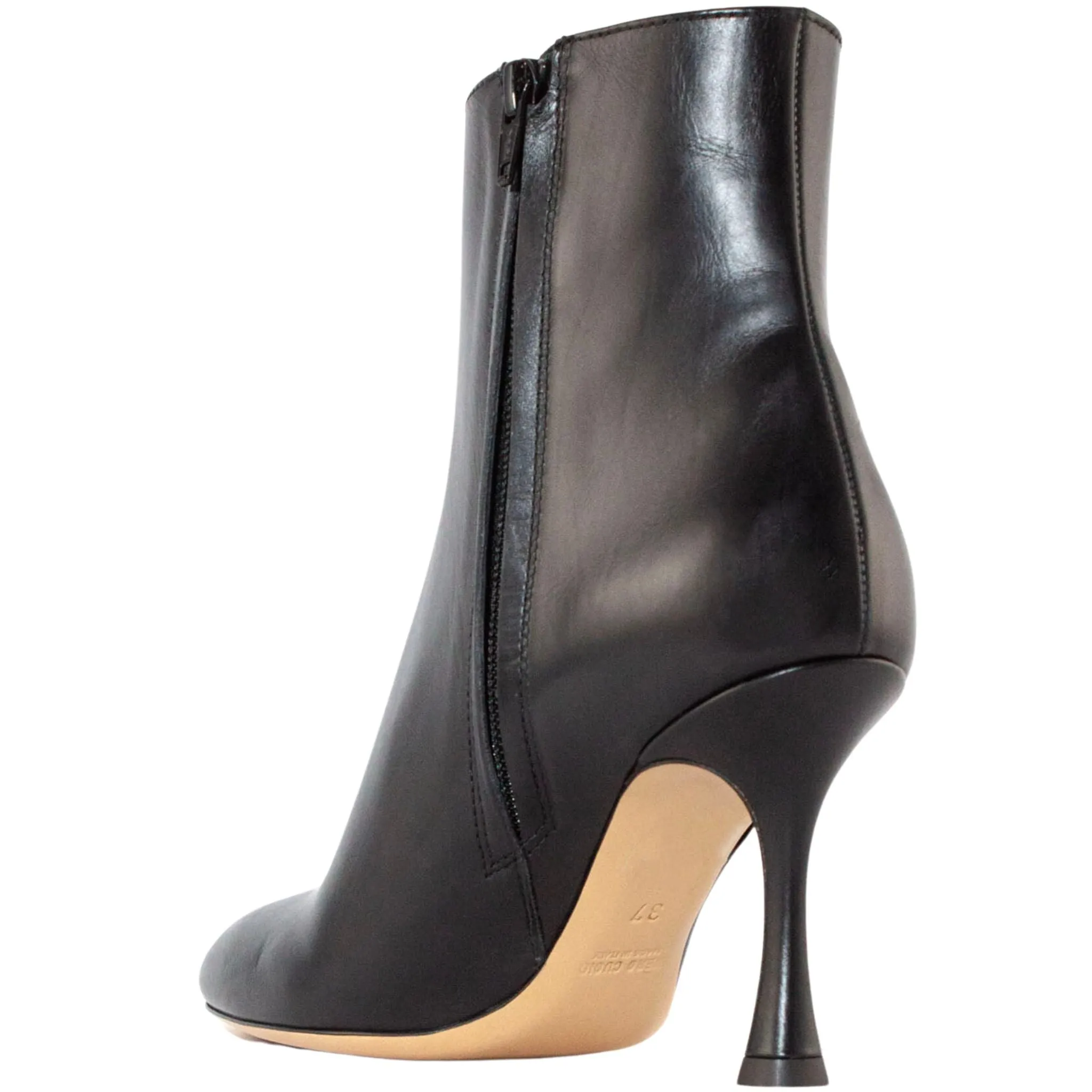 Stivali Donna in pelle con chiusura zip