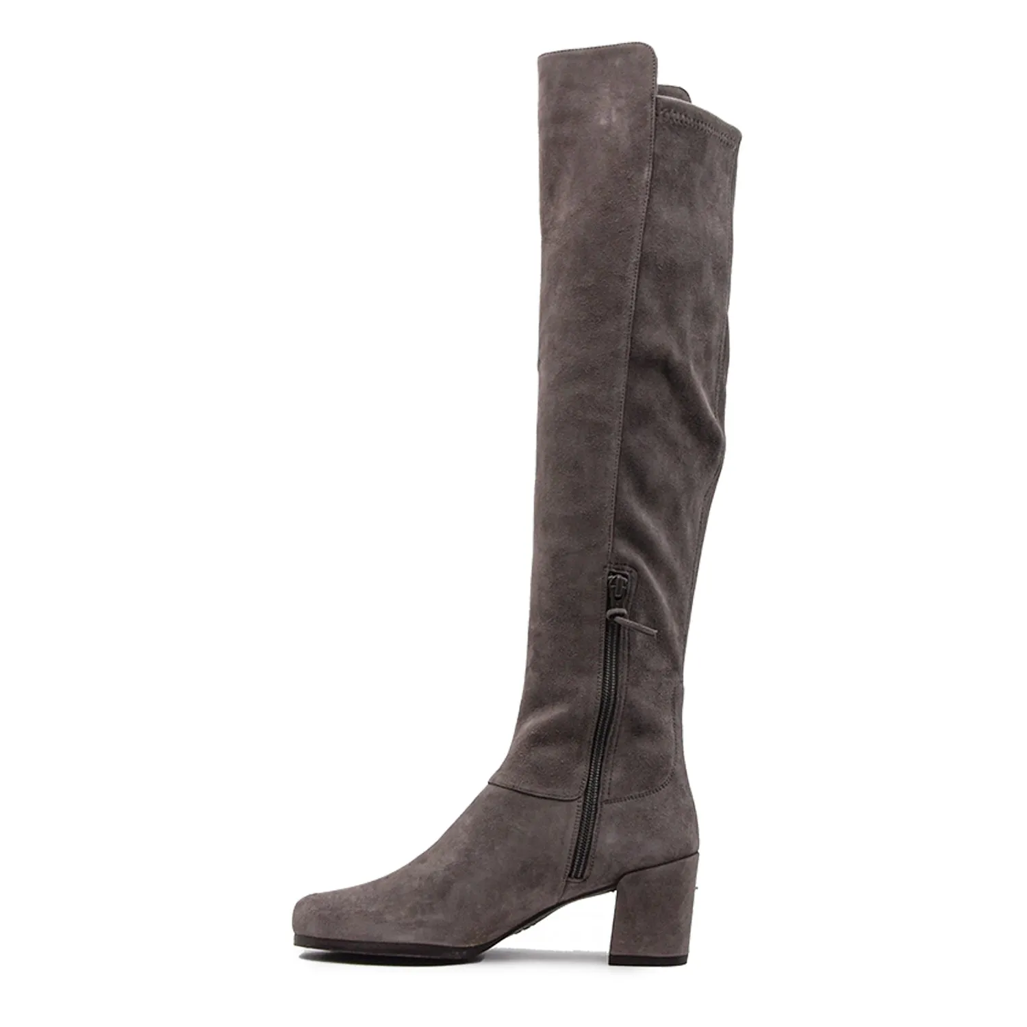 Stivali Infront Stuart Weitzman Taupe Mini Zip Laterale Donna