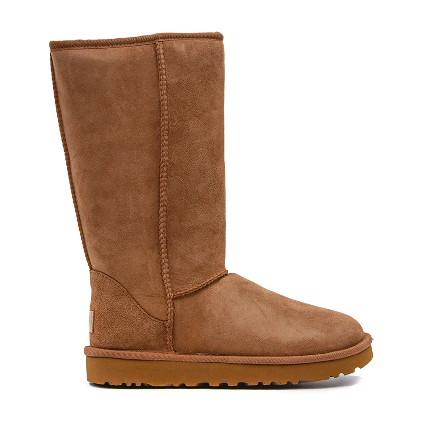 Stivali Ugg Tall Tabacco Dalle Cuciture Overlock Sulle Cuciture