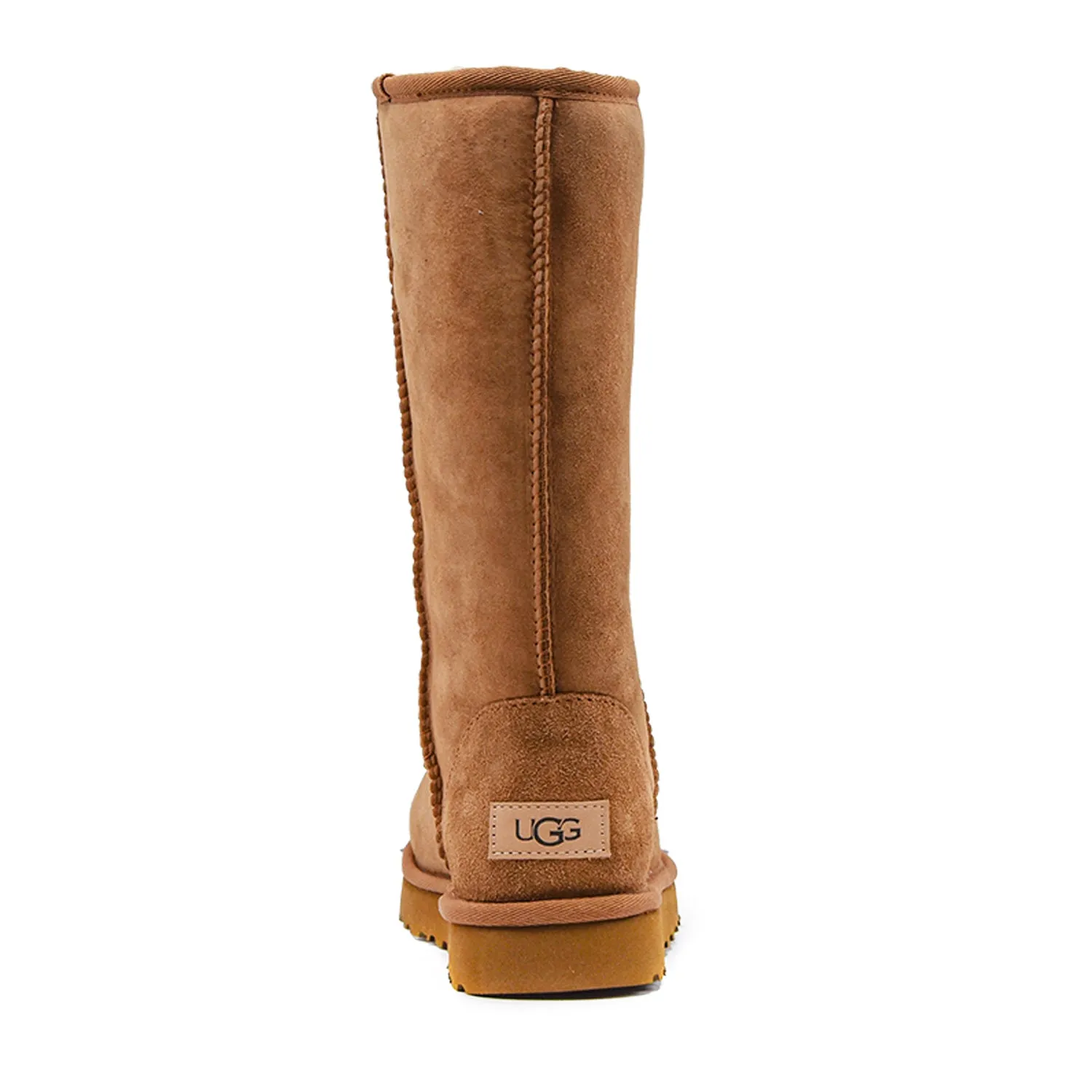 Stivali Ugg Tall Tabacco Dalle Cuciture Overlock Sulle Cuciture