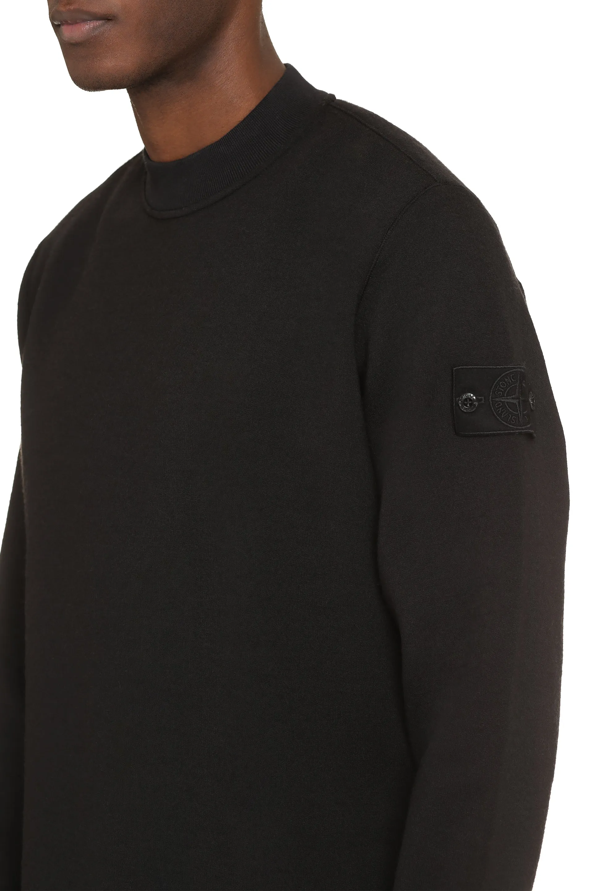 Stone Island Felpa in misto lana