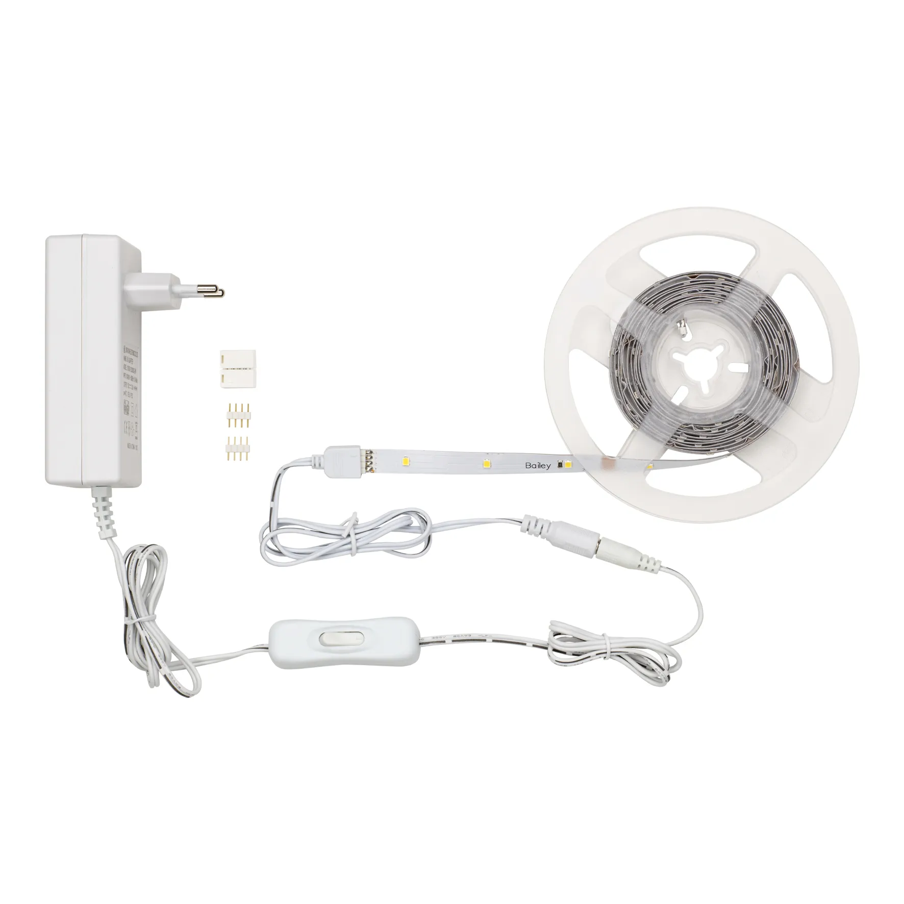 Striscia a LED Bailey Electric & Electronics bv, 3000mm, 12V cc, col. Bianco 4000K
