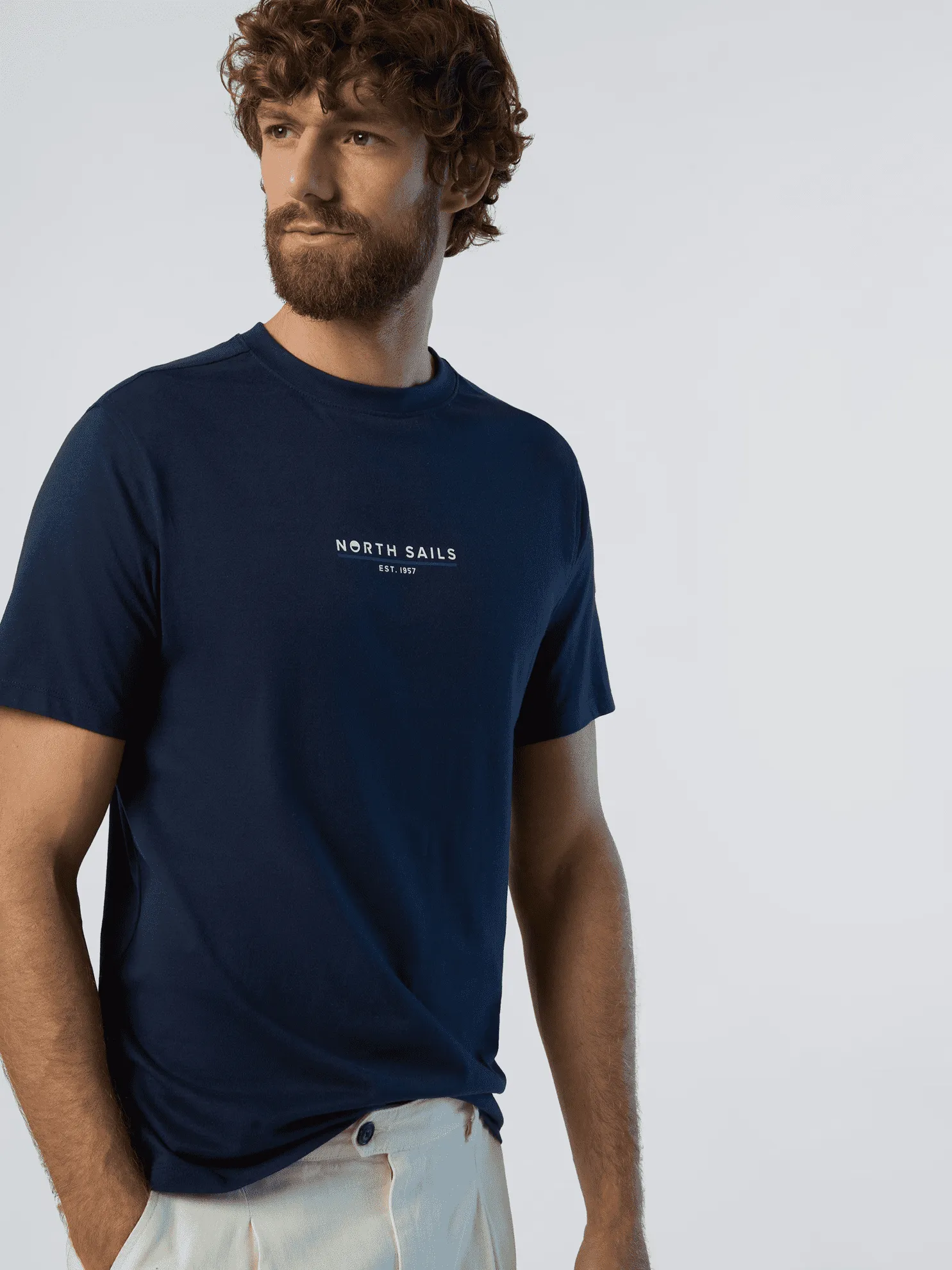 T-SHIRT A MANICA CORTA DA UOMO NORTH SAILS 692974 0802