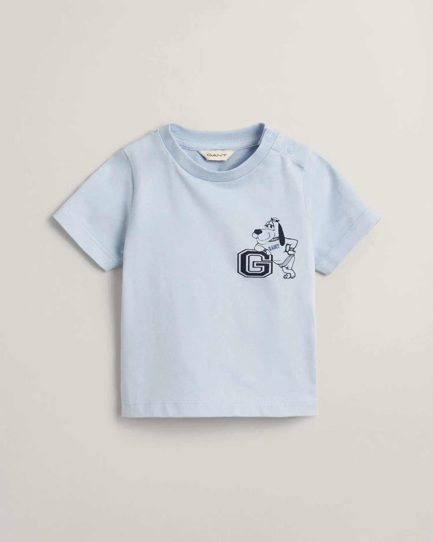 T-shirt con stampa G e cani Baby    