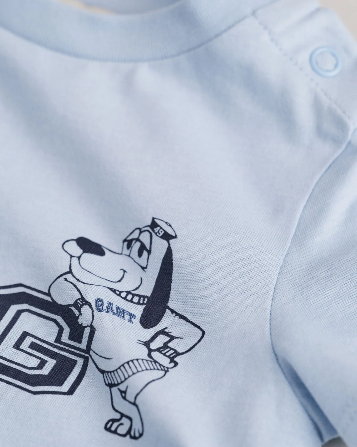 T-shirt con stampa G e cani Baby    