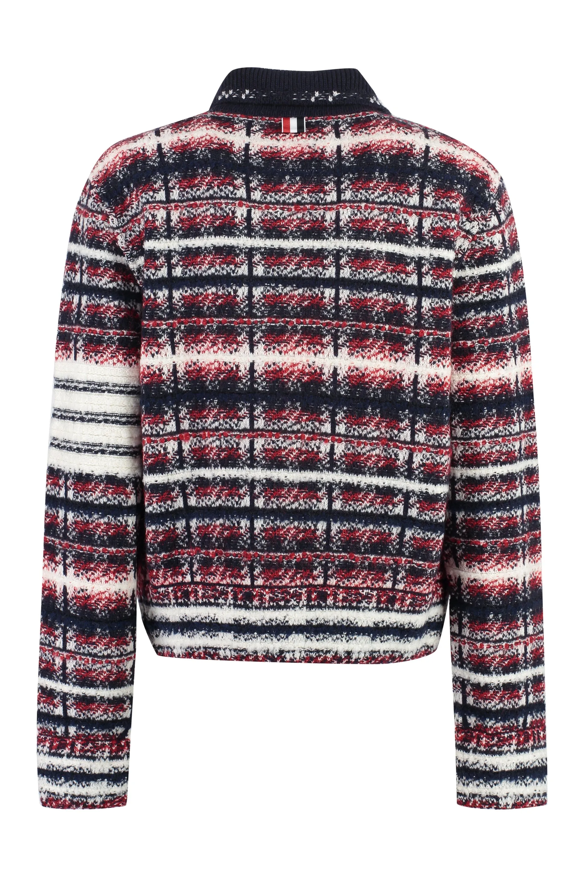 Thom Browne Giacca in lana motivo check
