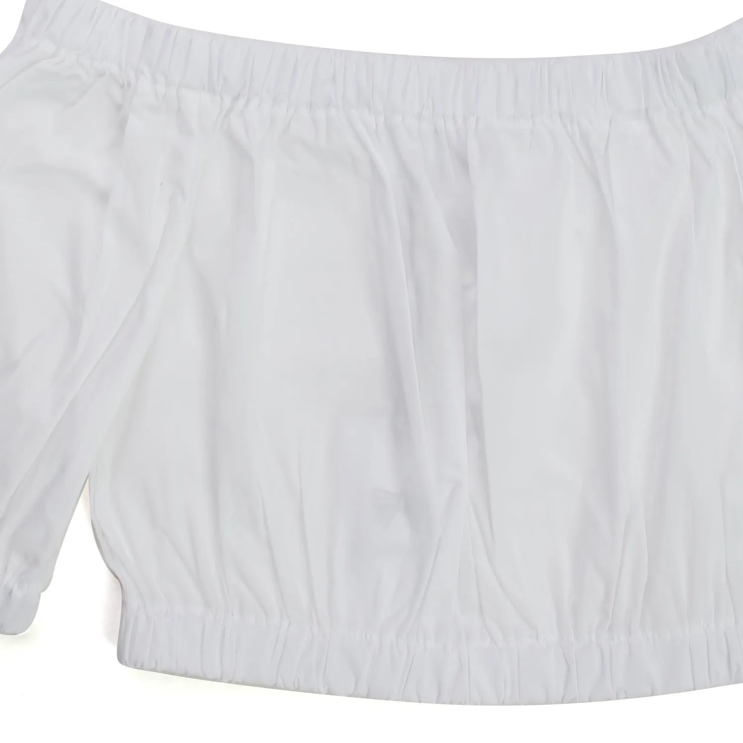 Top Bianco Cropped Bambina Teen