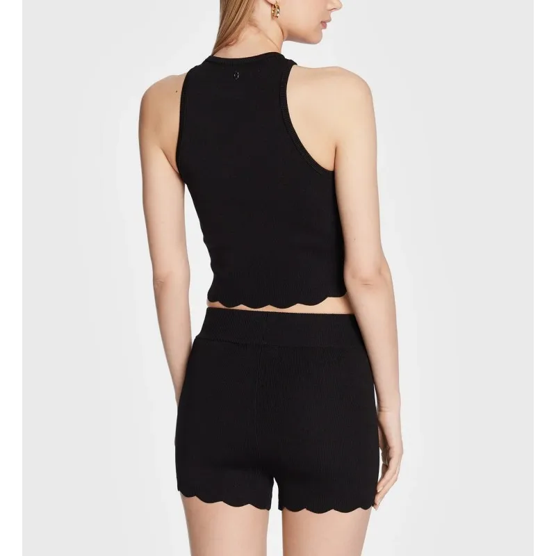 TOP CROPPED ADA SENZA MANICHE DA DONNA GUESS