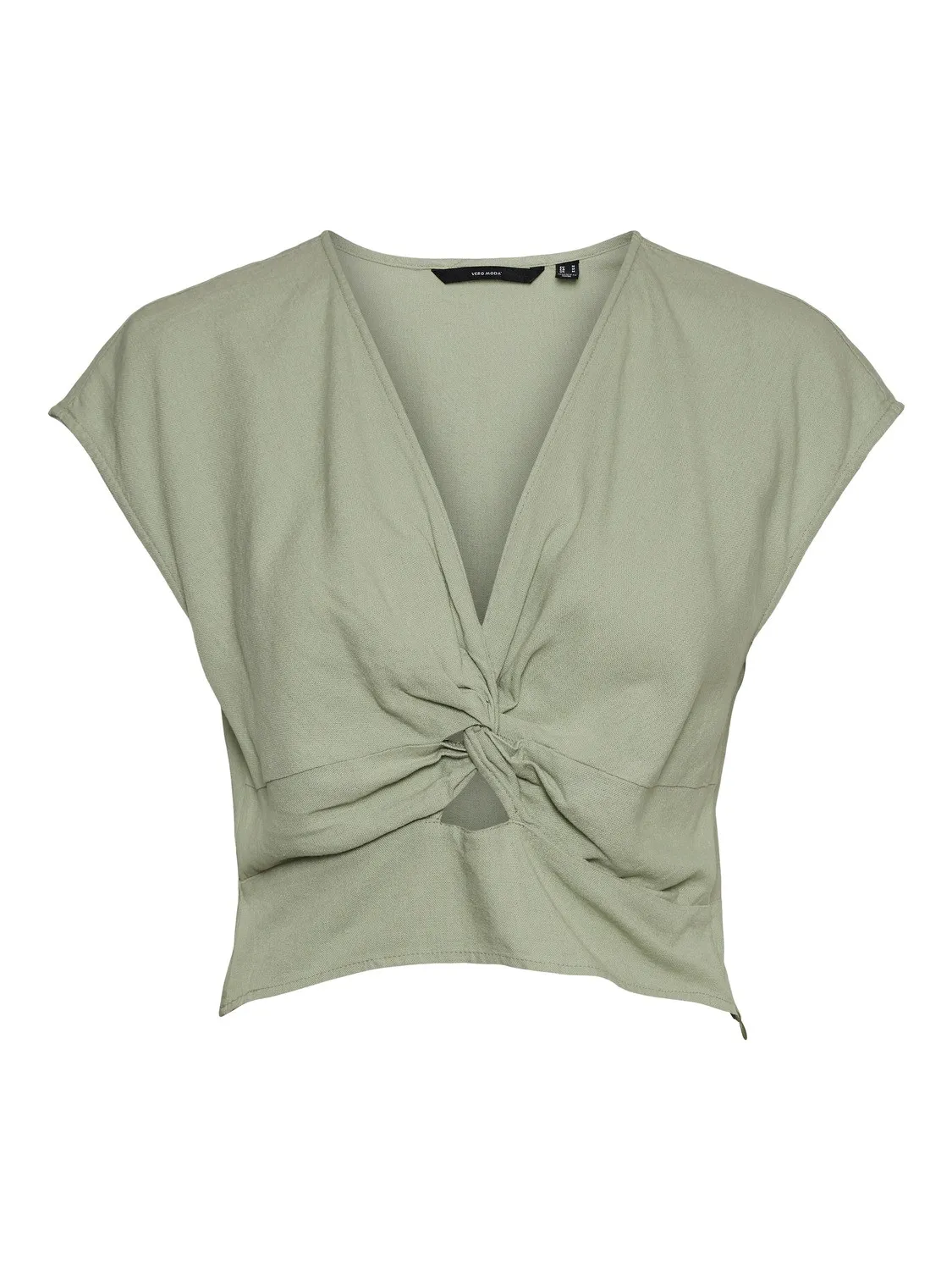 Top cropped misto lino JESMILO