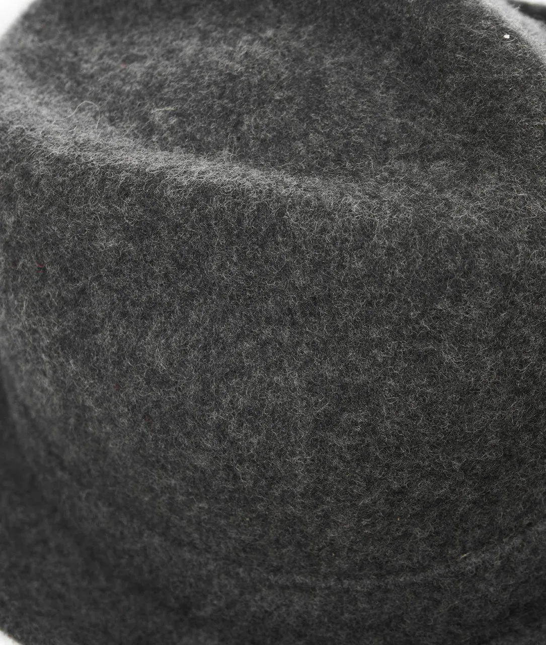 Trilby cappello in lana grigio scuro grigio scuro