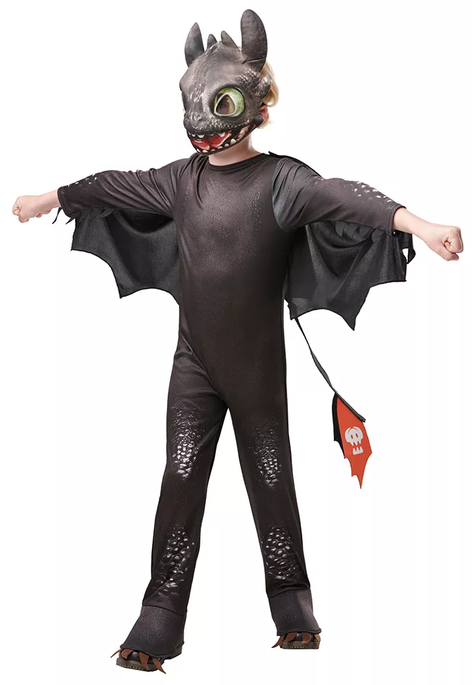 Tuta Dragons 3 senza denti per bambini