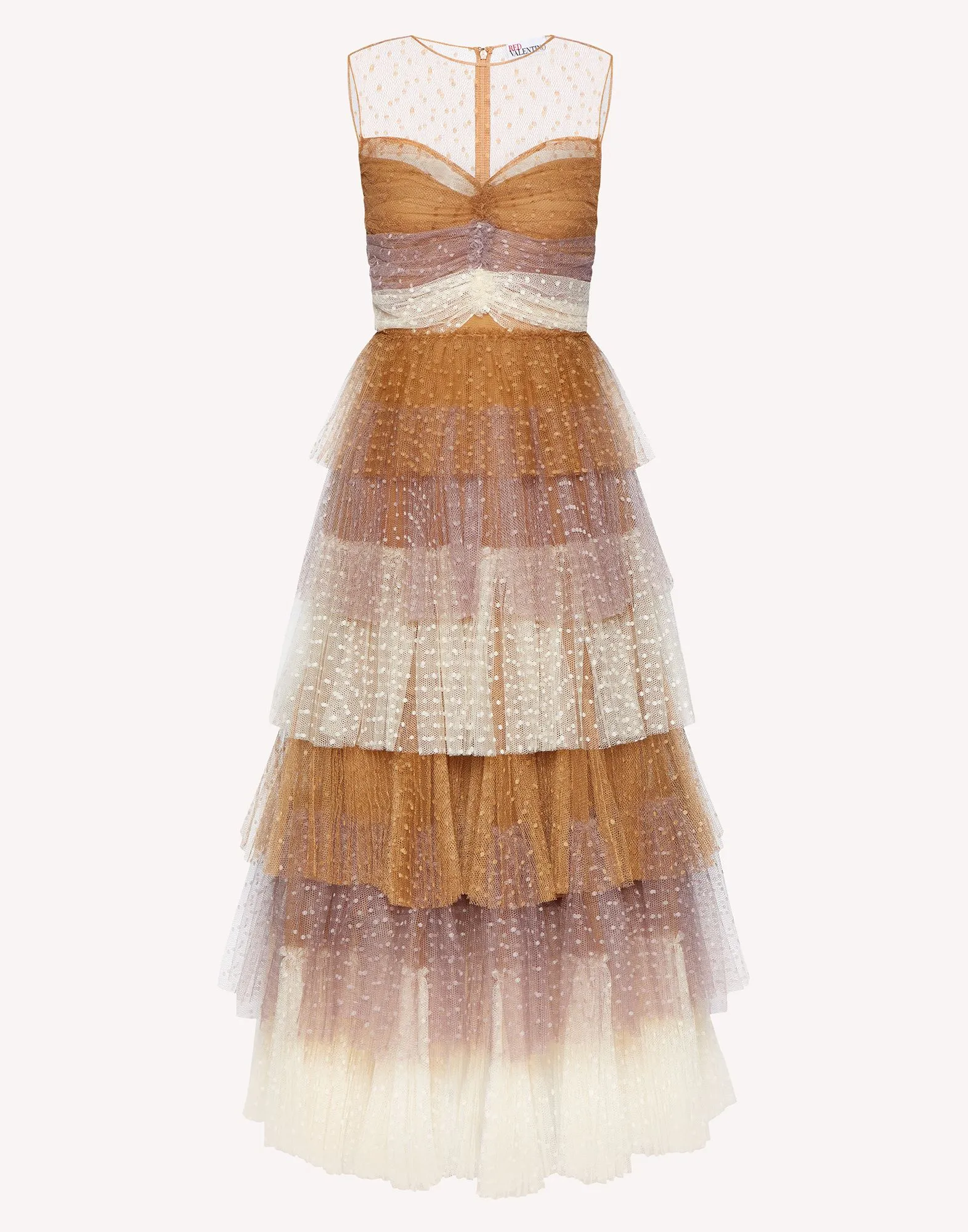 VALENTINO RED Abito in tulle point