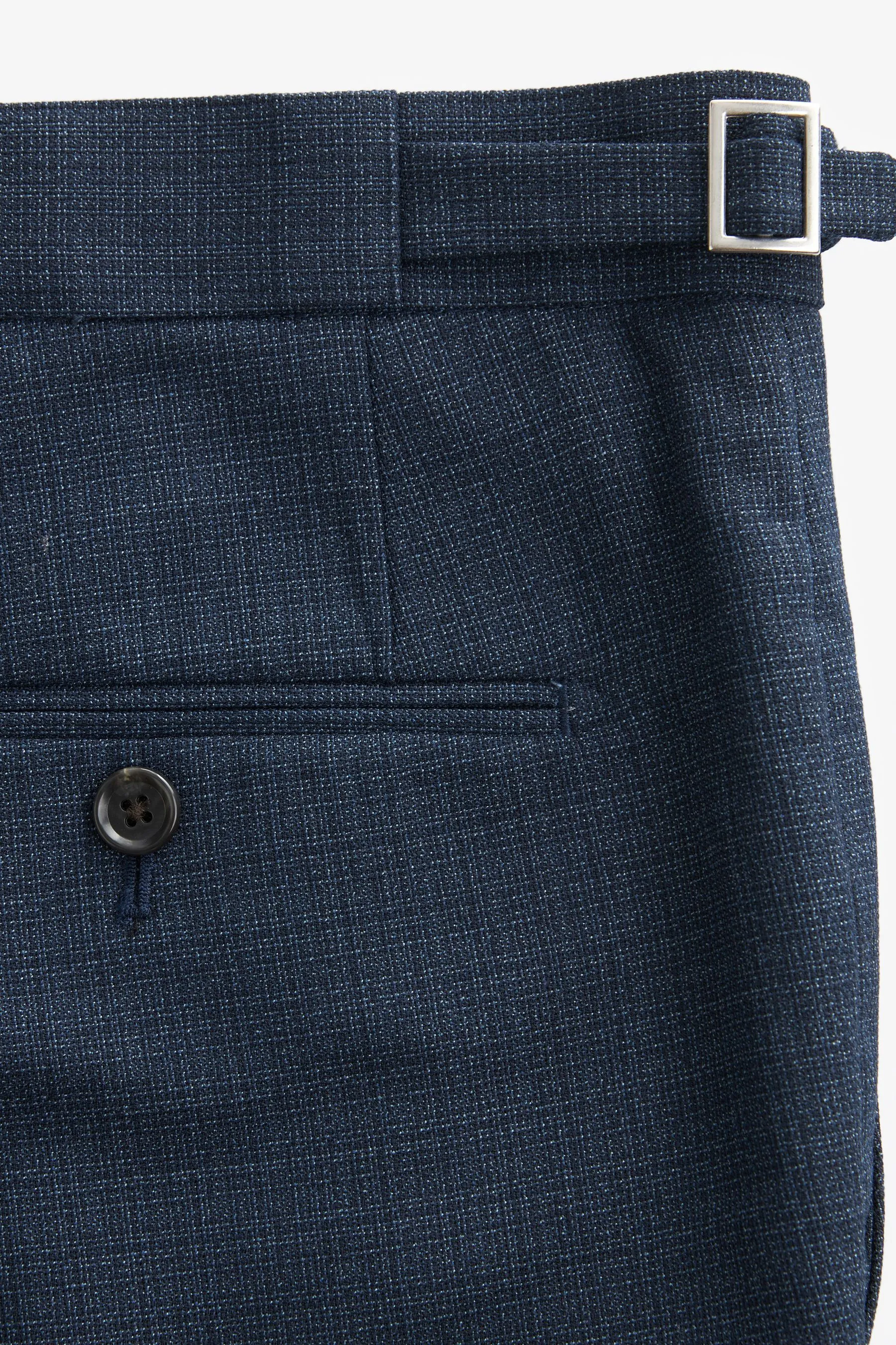 Vestibilità attillata / Slim - Completo in lana testurizzata: Pantaloni
