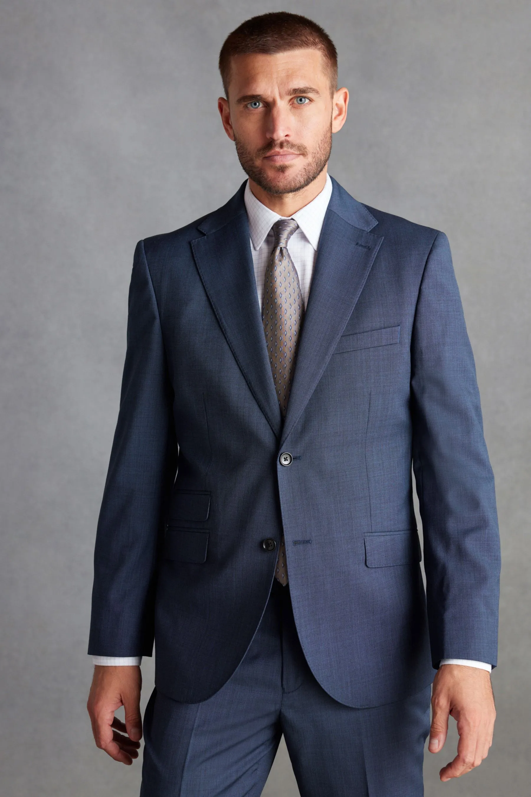 Vestibilità sartoriale Signature - Giacca da completo in lana testurizzata