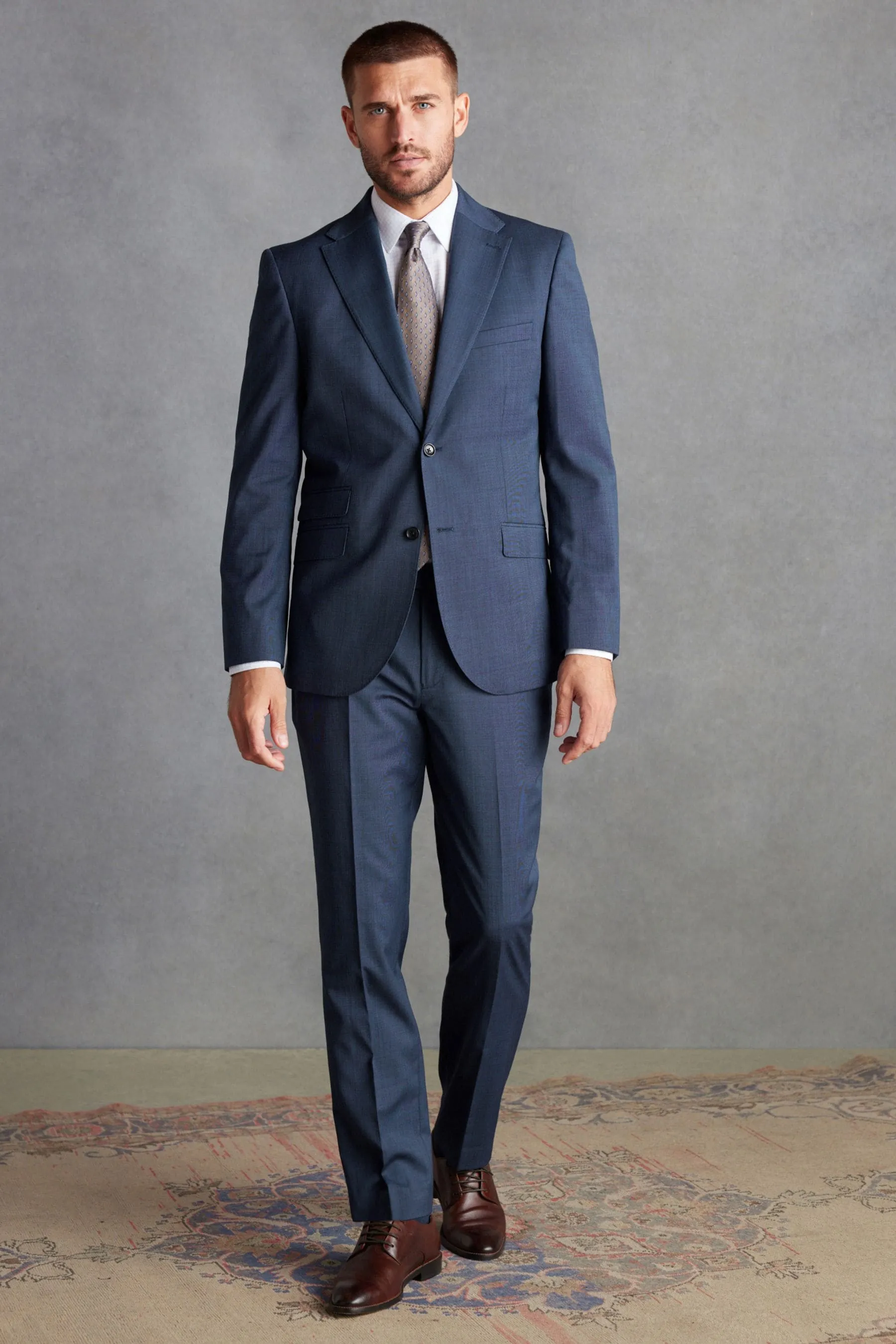 Vestibilità sartoriale Signature - Giacca da completo in lana testurizzata