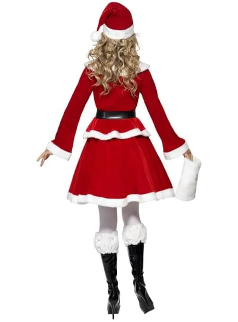 Vestito babbo natale donna