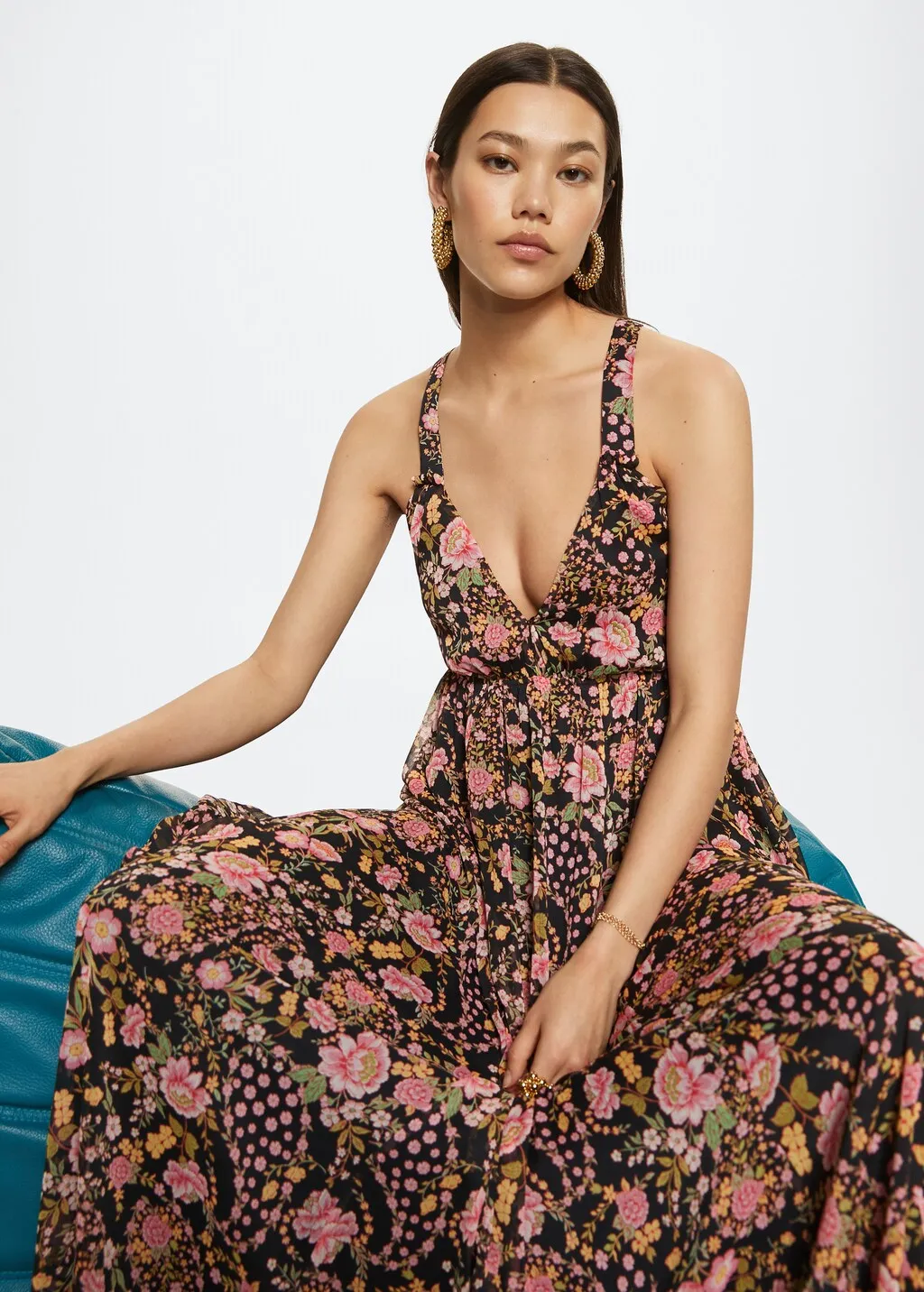 Vestito bambula fiori
