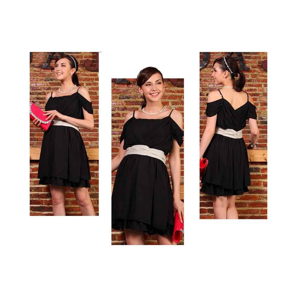 Vestito Cerimonia Premaman Allattamento di Chiffon