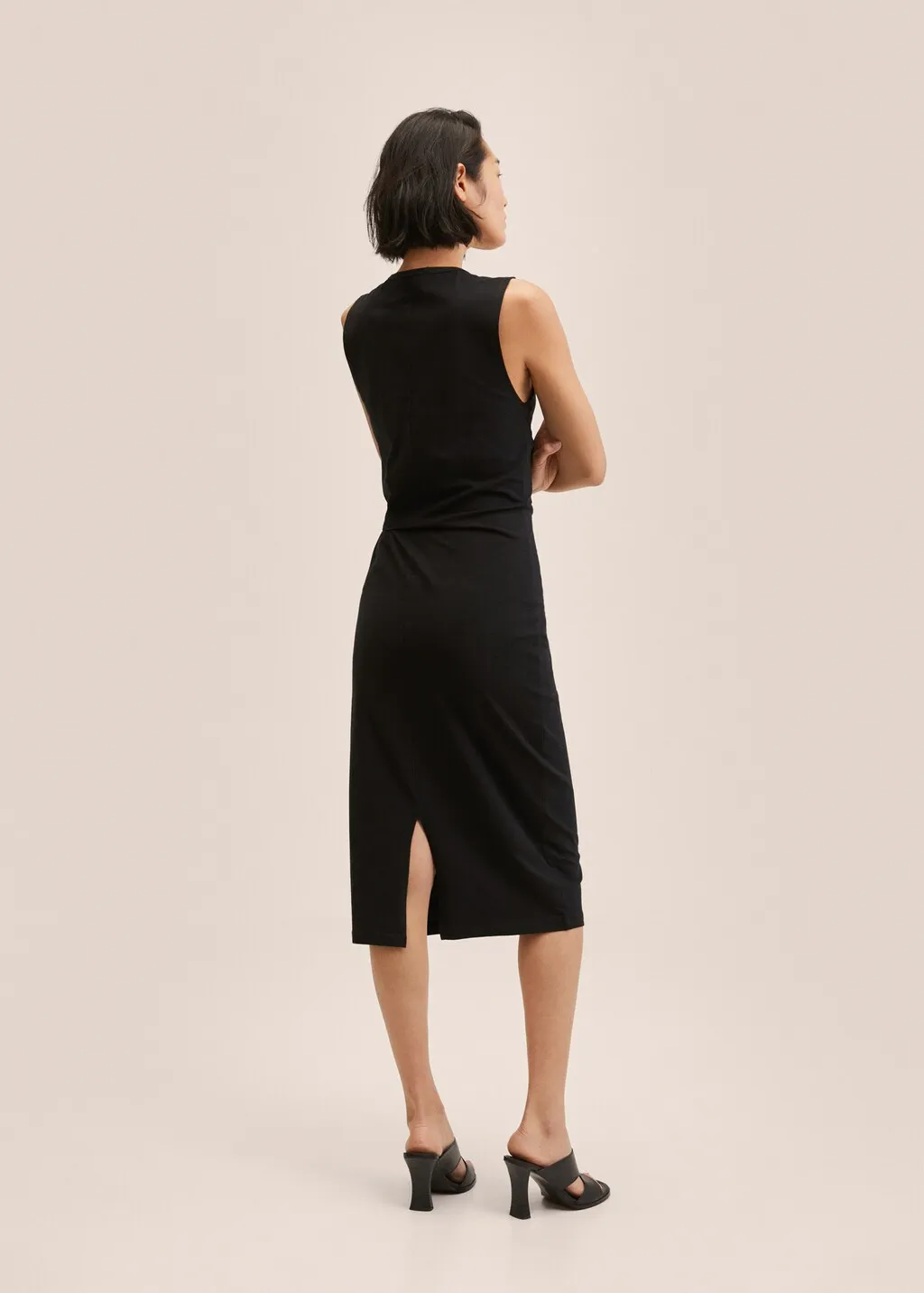 Vestito cotone fiocco