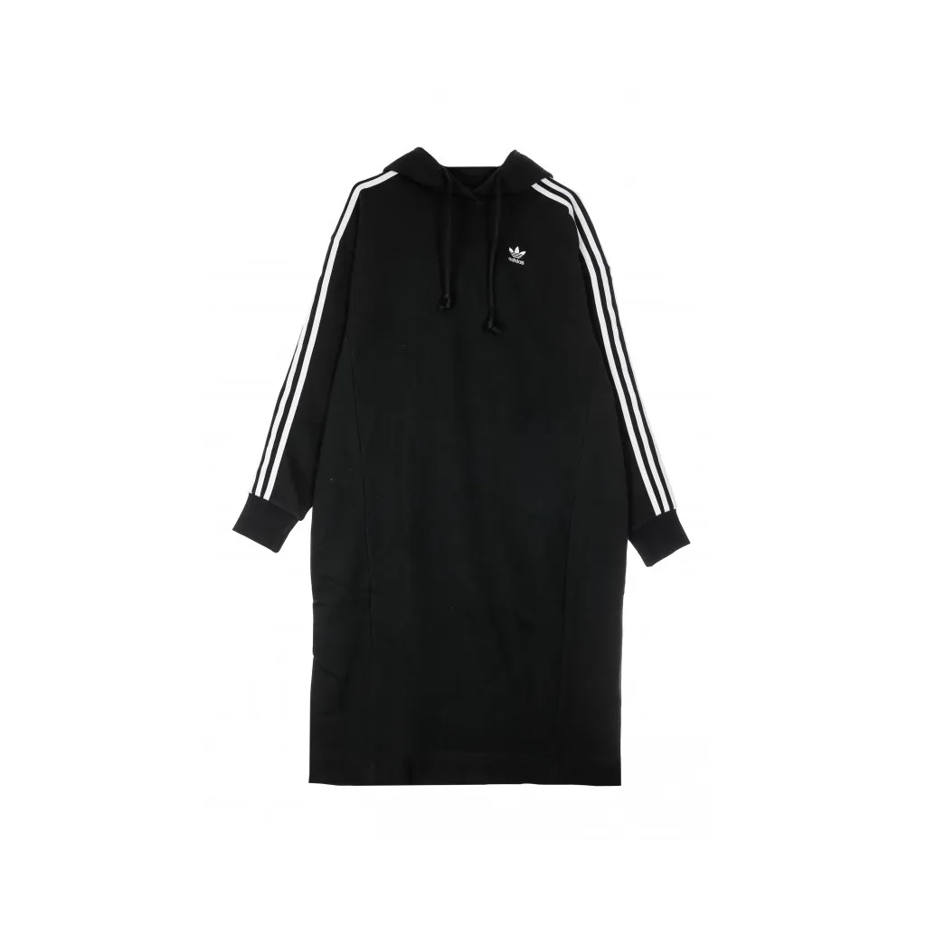 VESTITO HOODIE DRESS BLACK