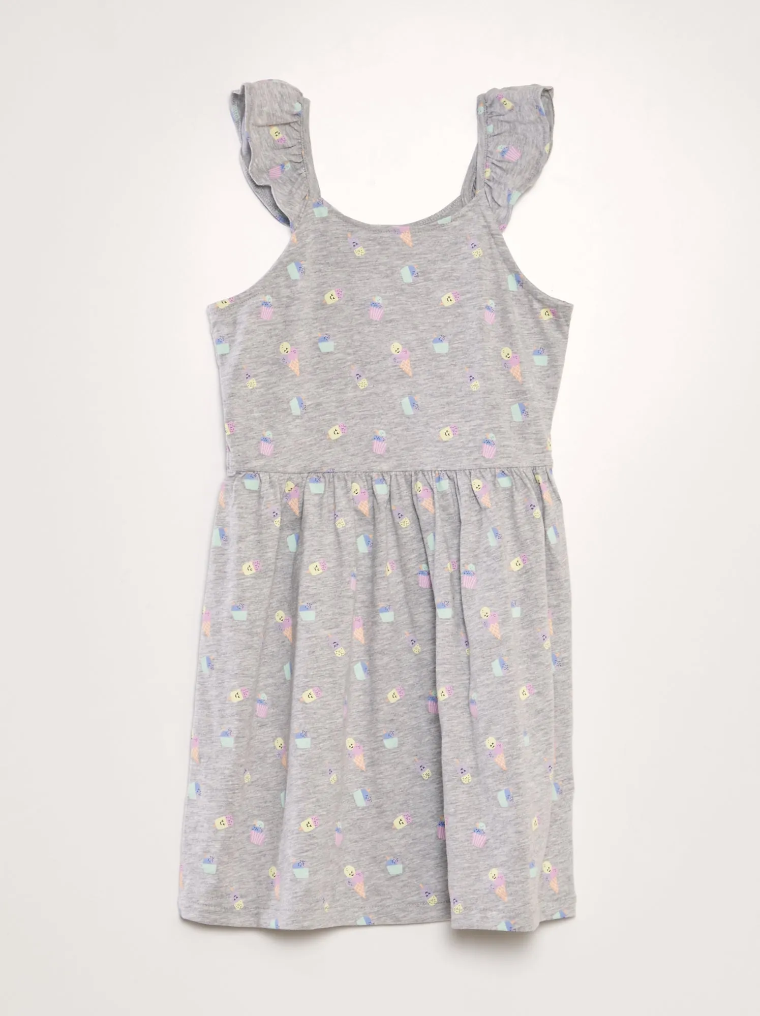 Vestito leggero stampato - GRIGIO