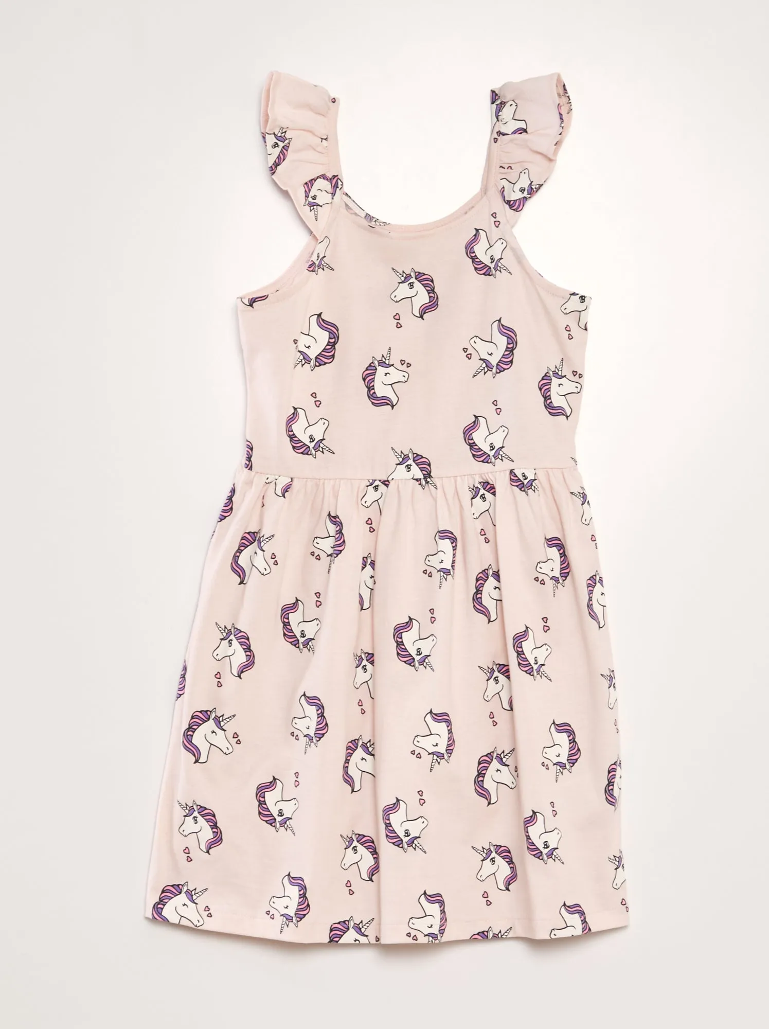 Vestito leggero stampato - ROSA