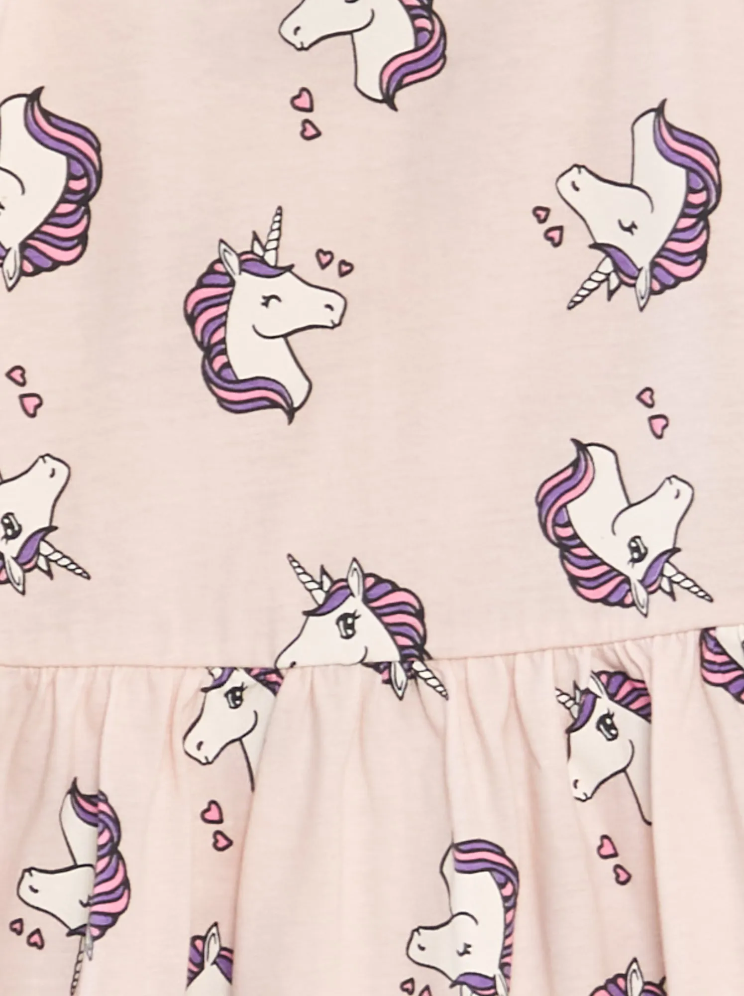 Vestito leggero stampato - ROSA